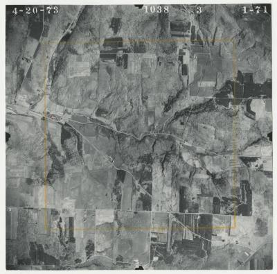 Aerial photograph of New Albion USGS quadrangle