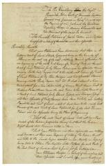 Copy of petition of Joseph Totten and Stephen Crossfield