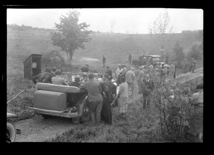 Govenor Roosevelt Visited Two Reforested Areas at Pleasant Brook and Cherry Valley, Otsego Co.