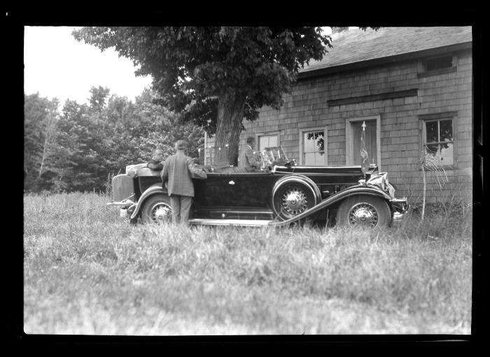 Govenor Roosevelt Visits Two Reforested Areas at Pleasant Brook and Cherry Valley, Otsego Co., Abandoned Farm House