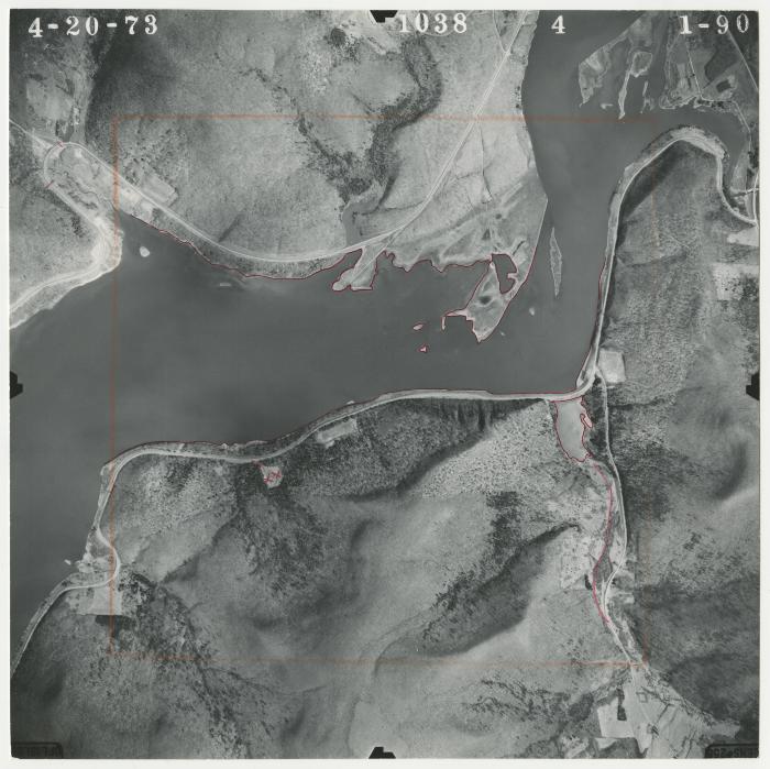 Aerial photograph of Steamburg USGS quadrangle