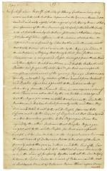 Affidavits of Simon Metcalfe, respecting John Bradstreet's land, 1785