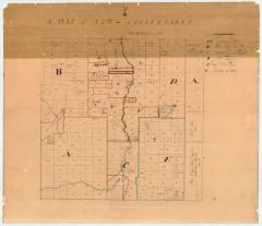 Map of New Stockbridge, 1823