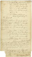 Papers relating to a petition of Johannes Hardenbergh for land in Ulster county