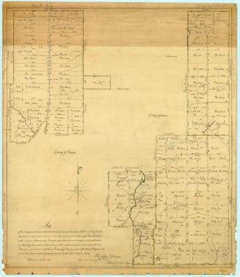 Map of the survey and allotment of several tracts of land ceded to the people of the State of New York by the Stockbridge Indians, situated in the Counties of Oneida and Madison, 1823