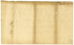 Wrapper for papers relating to the controversy between the heirs of General Bradstreet and the proprietors of the Hardenburgh Patent