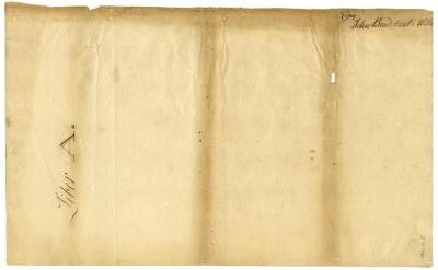 Wrapper for papers relating to the controversy between the heirs of General Bradstreet and the proprietors of the Hardenburgh Patent