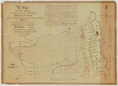 Map of the Gore and the several pieces of land in the division of Pittstown. Map #45