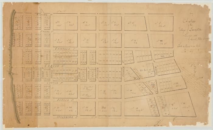 Map of the village of Lewiston. Map #7