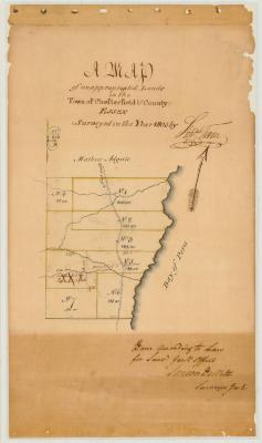 Map of unappropriated Lands in the Town of Chesterfield. Map #32