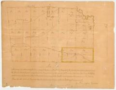 Map of the survey and allotment of land ceded to the people of the State of New York by the first Christian party of Oneida Indians containing 2352 acres, 1829