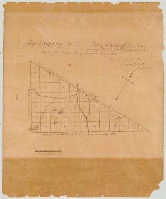 Map of Township No. 51, lying north of Township No. 33 in Totten and Crossfield's Purchase. Map #34