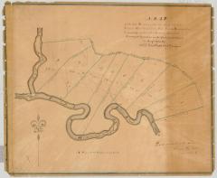 Map of lot for Indian families in the Fish Creek Reservation. Map #24