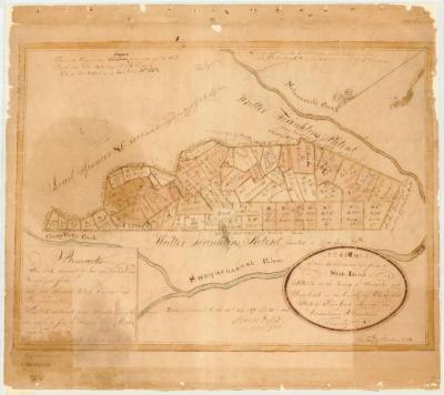 Map of  the subdivision of a piece of State land situate in the towns of Worcester and Maryland. Map #2, Part 1