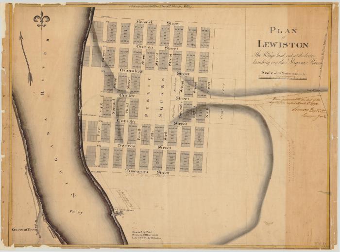 Plan of Lewiston. Map #8