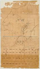 Map of Township No. 11 and North of Township No. 12 of Old Military Tract. Map #20