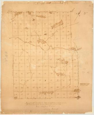 Map of township 42 in Totten and Crossfield's Purchase. Map #6, Part 1