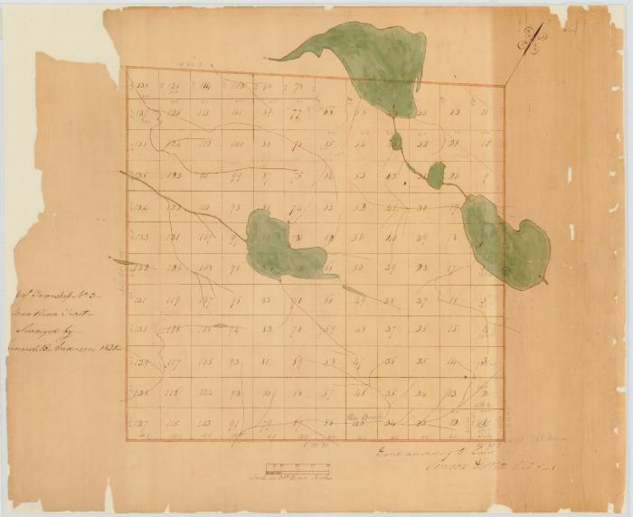 Map of Township No. 3, Moose River Tract. Map #41