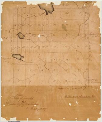 Map of Township No. 6, Totten and Crossfield's Purchase. Map #15