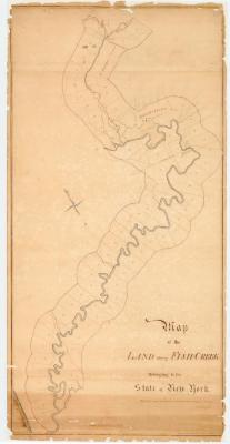 Map of land along Fish Creek. 1809. Map #22