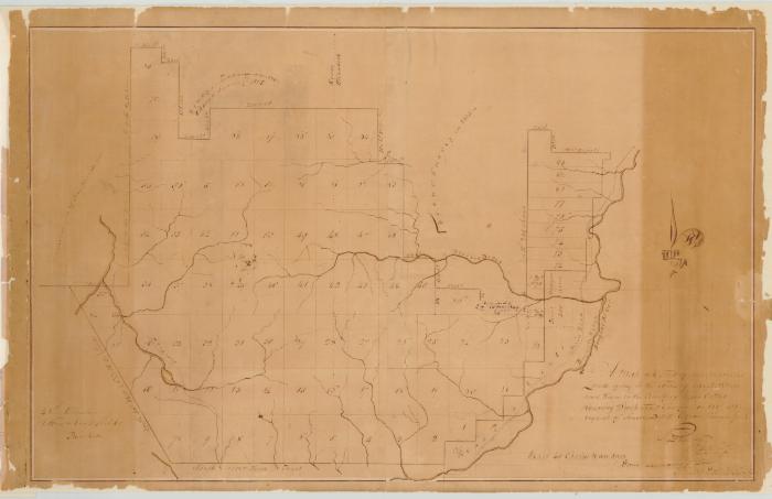 Map of a tract of unappropriated lands, lying in the towns of Elizabethtown and Keene. Map #11