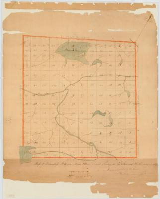 Map of Township No. 2, in Moose River Tract. Map #40