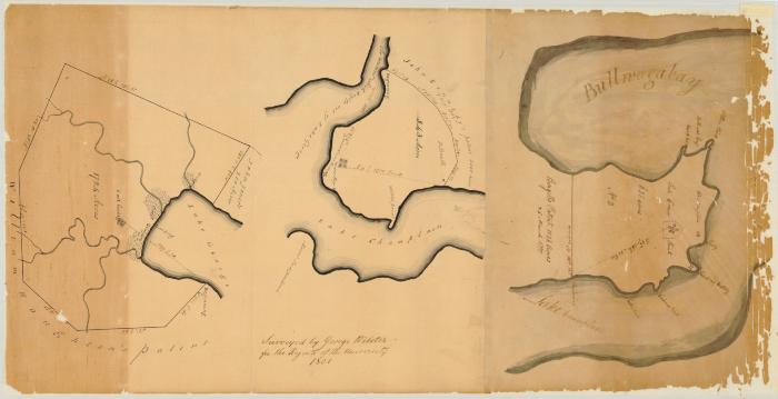 Map of Fort Crown Point and Fort George. Map #16