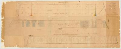 Map of the north tier in the Massachusetts Ten Townships. Map #1