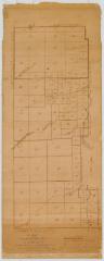 Map of west part of Township No. 1 of the Old Military Tract. Map #67