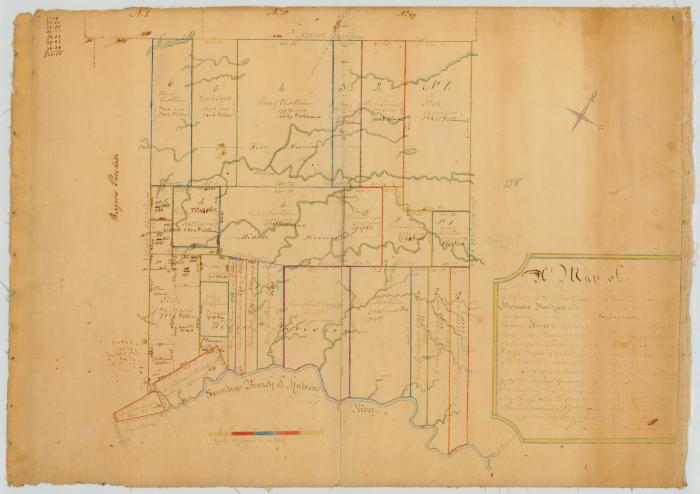 Map of a tract of land called Palmer's Purchase. Map #100