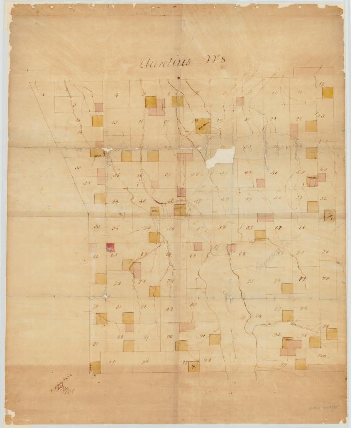 Map of Township Aurelius (No. 8). Map #108