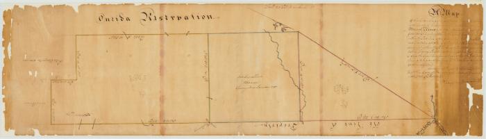 Map of 3 tracts of land situate in Herkimer County. Map #91