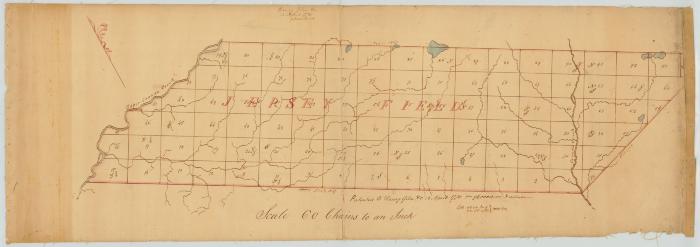 Map of Jersey Field patented to Henry Glen. Map #81