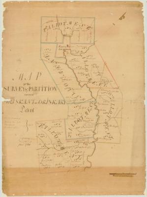 Map of the survey and partition of the Oriskany or Oriskany Patent. Map #54