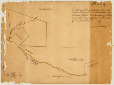 Map of 4,549 acres of land in the County of Albany. Map #83