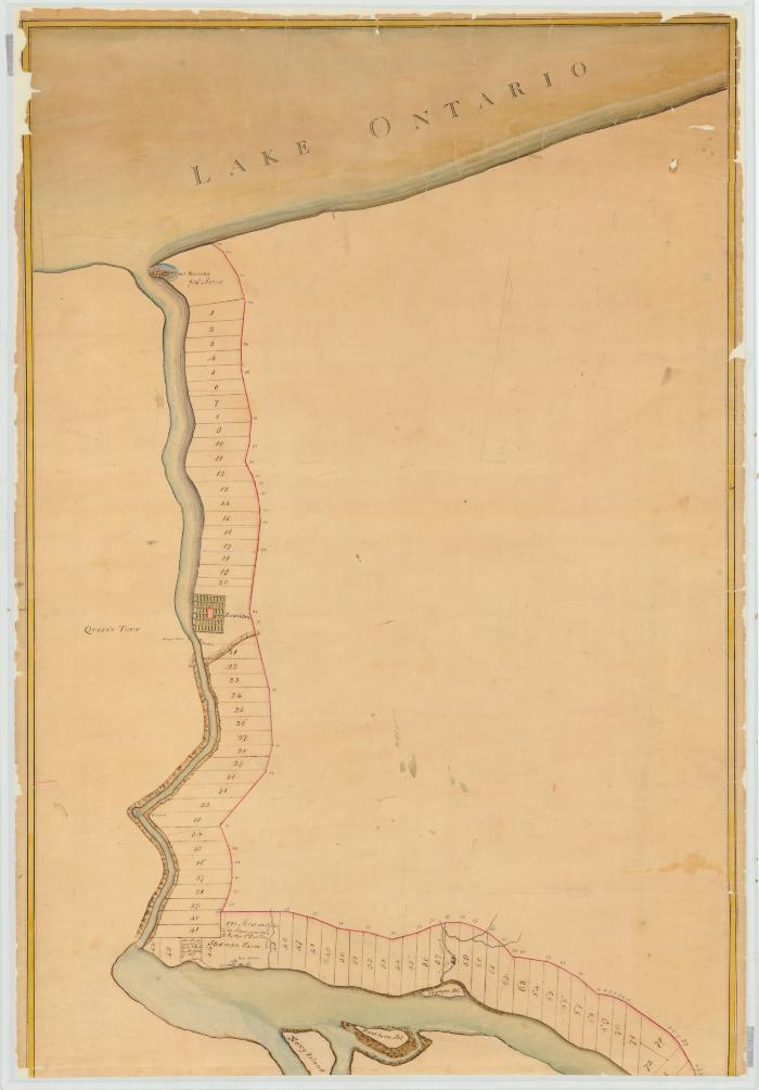 Map of the Niagara River. Map #132A