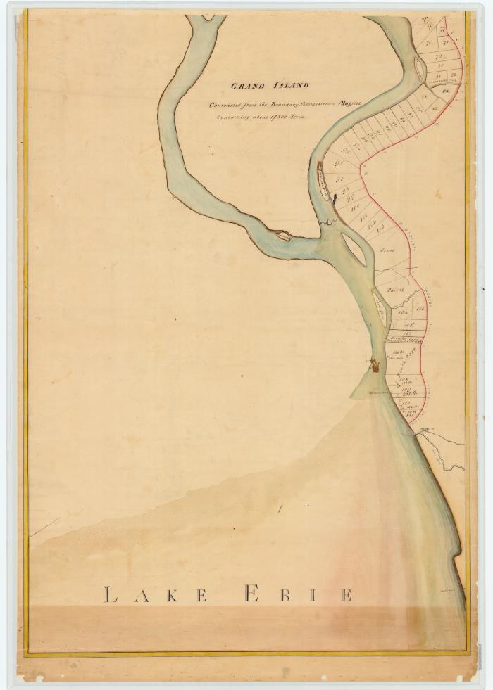 Map of Niagara River. Map #132B