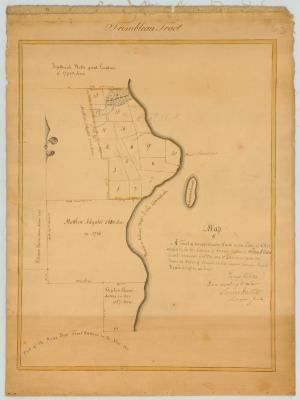Map of tract of unappropriated land in the Town of Chesterfield in the County of Essex called the Trembleau Tract. Map #63