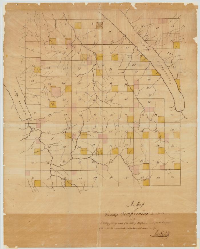 Map of Township Sempronius (No. 13). Map #113