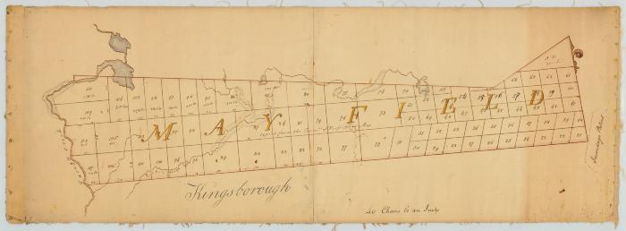 Map of the Town of Mayfield in Fulton County. Map #85