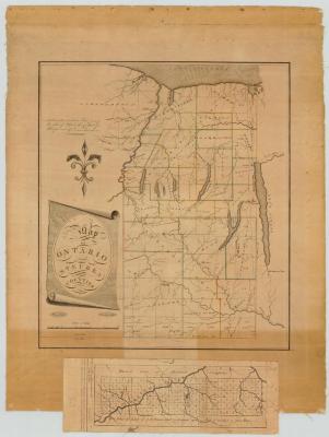 Map of Ontario and Steuben Counties. Map #53