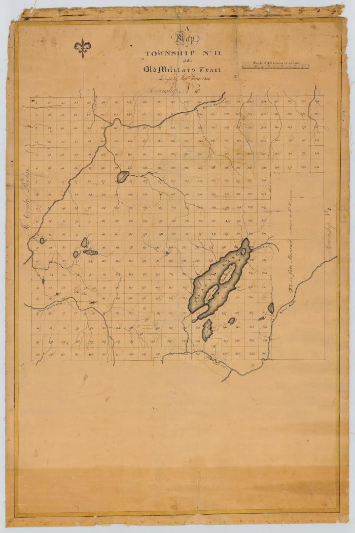 Map of Township No. 11 of the Old Military Tract. Map #133