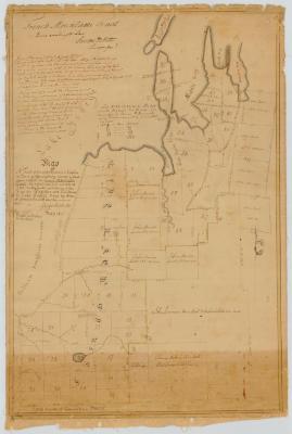 Map of tract of unappropriated land in the Town of Queensbury called the French Mountain Tract. Map #68