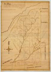 Map of tract of land granted to Alexander McKee. Map #135