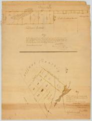 Map of the Gore adjoining the Duer's Patent, the Refugee Lands, the Little Location of 6,000 acres and the Plattsburgh Patent. Map #60