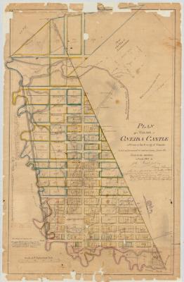 Plan of a Village at Oneida Castle, in Vernon in the County of Oneida. Map #131B