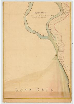 Map of Niagara River. Map #132B