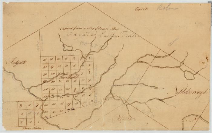 Map of Adgate's Patent. Map #75B