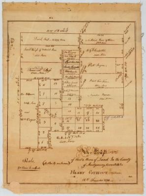 Map of 16,052 acres of land in the County of Montgomery. Map #171