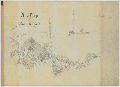 Map of Burnet's Field (Copy). Map #181